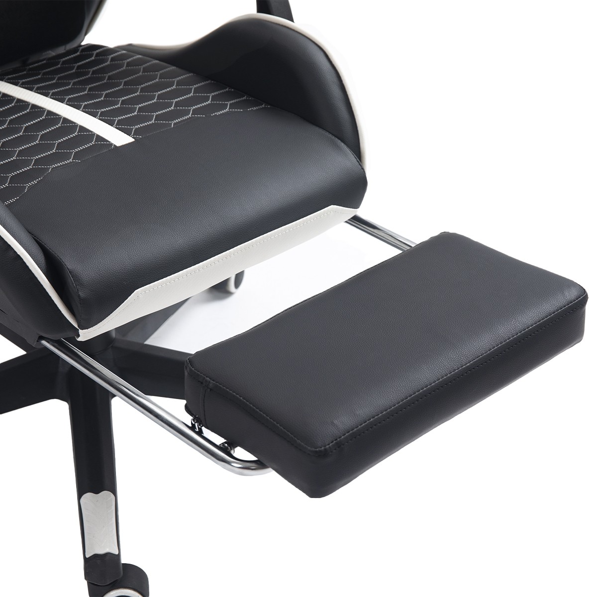 Cadeira Gamer SuperFrame Rocket, Reclinável, Preto E Branco, SF-CH-RCR0DBW