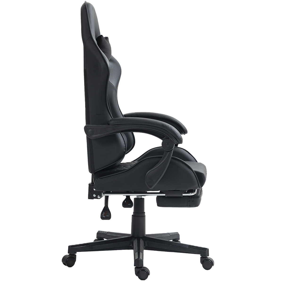 Cadeira Gamer SuperFrame Rocket, Reclinável, Preto, SF-CH-RCR0DBL