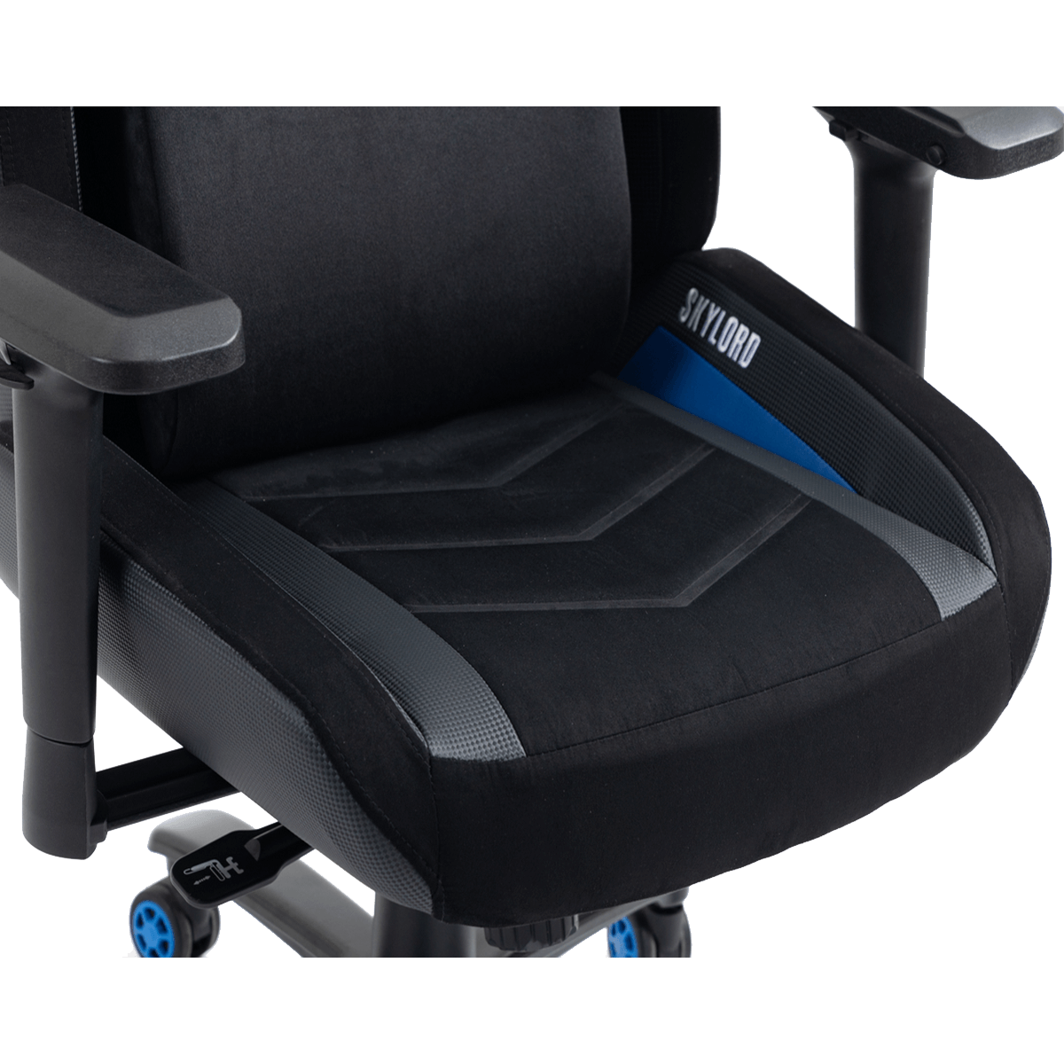Cadeira Gamer SuperFrame Skylord Pro Edition, Reclinável, 4D, Preto e Azul