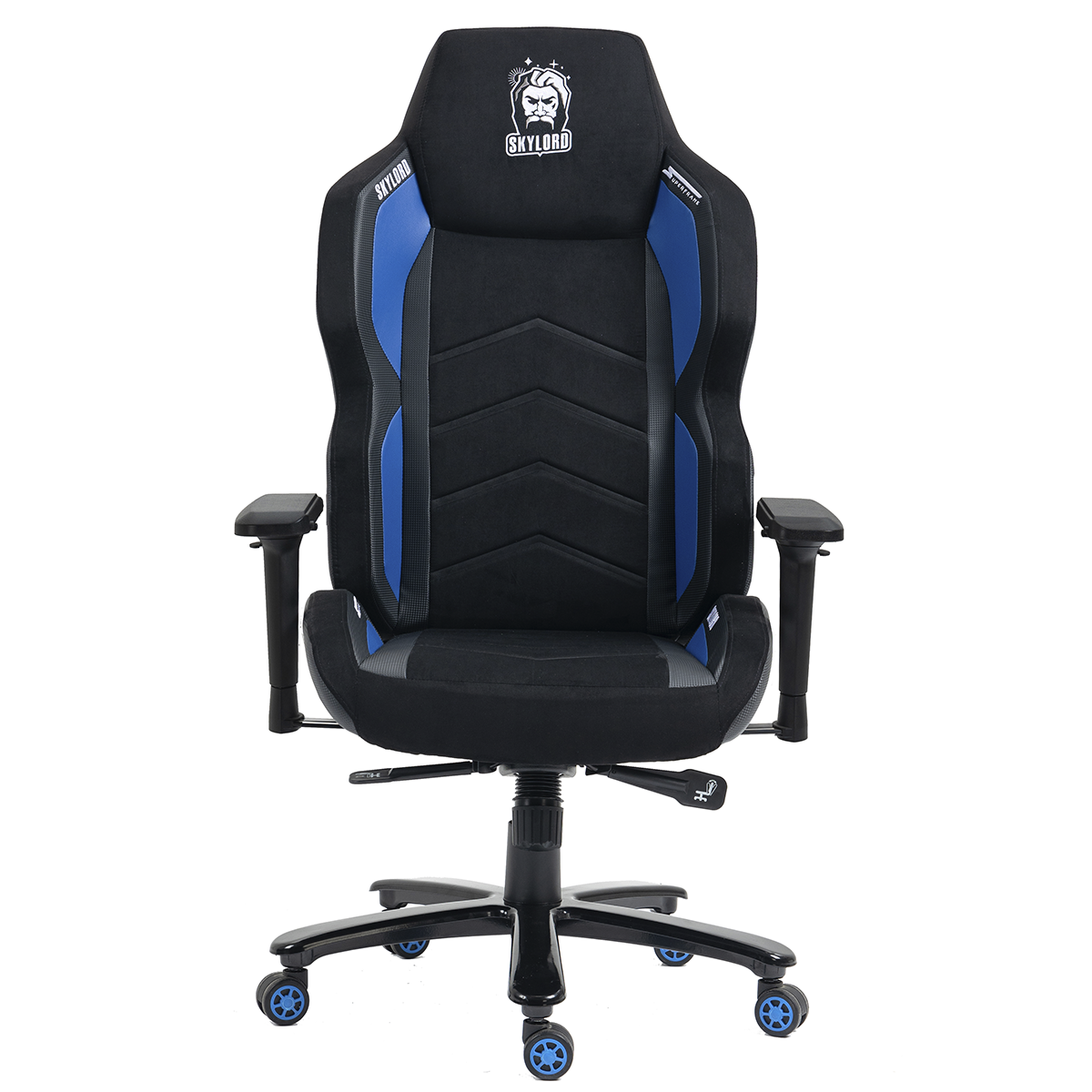 Cadeira Gamer SuperFrame Skylord Pro Edition, Reclinável, 4D, Preto e Azul