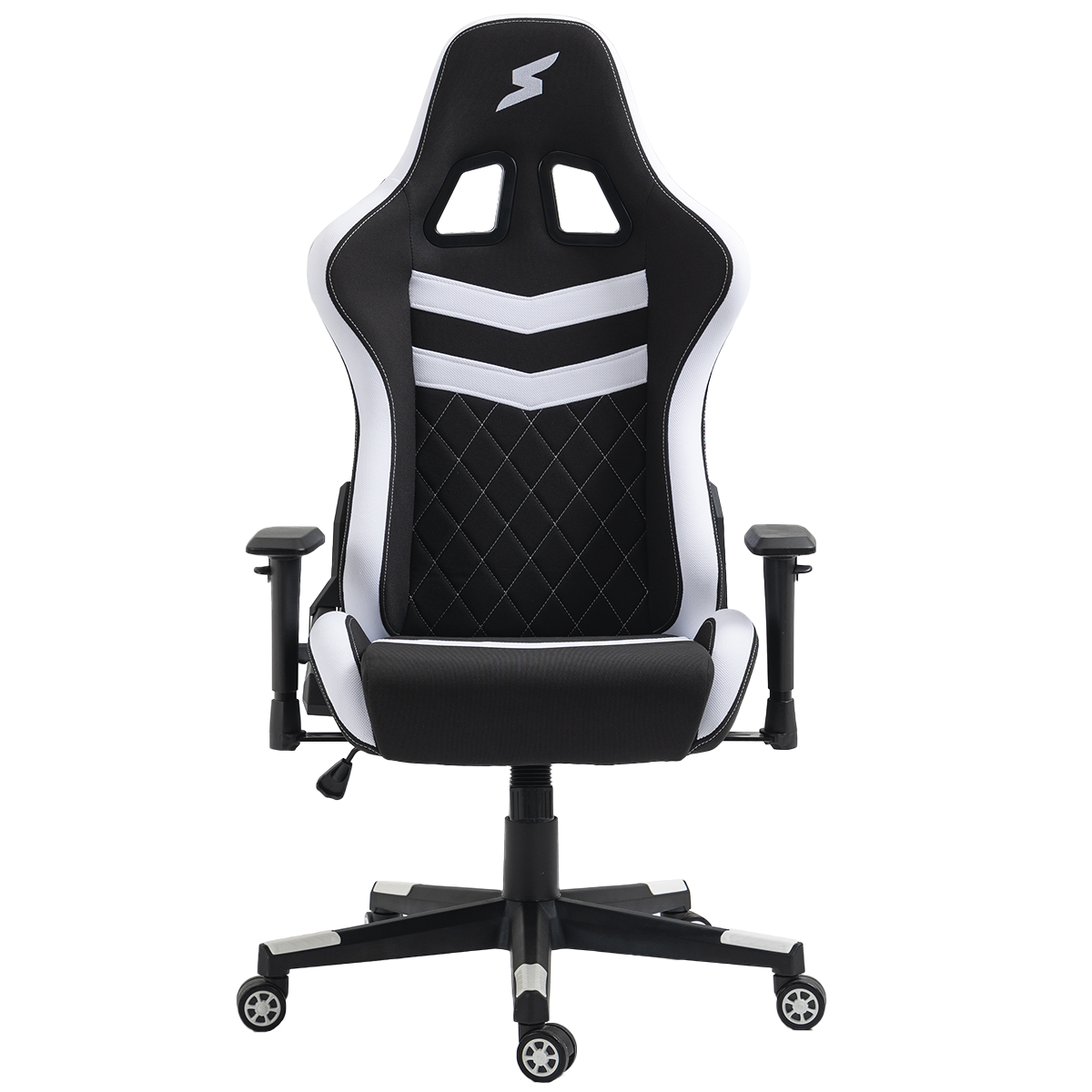 Cadeira Gamer SuperFrame Sport, Reclinável, 2D, Preta e Branca