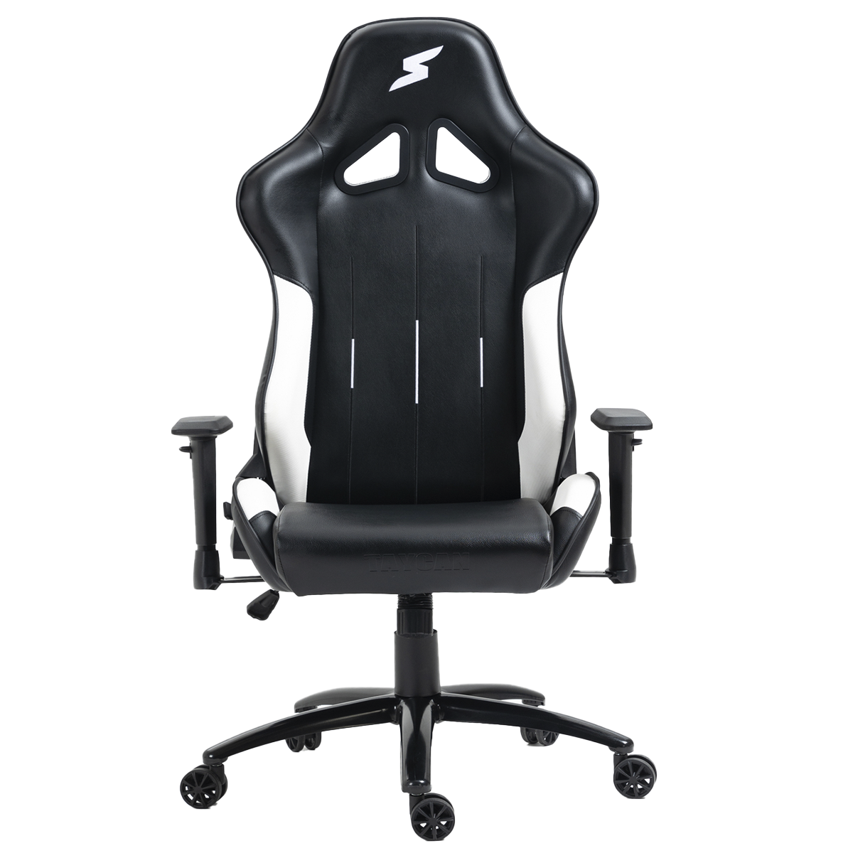 Cadeira Gamer SuperFrame Taycan, Reclinável, Preto e Branco