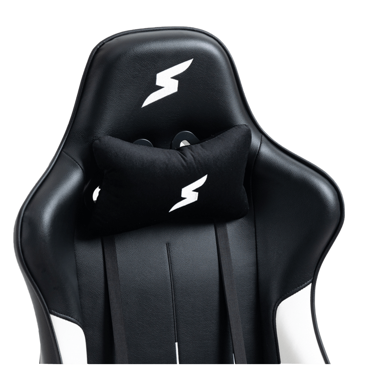 Cadeira Gamer SuperFrame Taycan, Reclinável, Preto e Branco