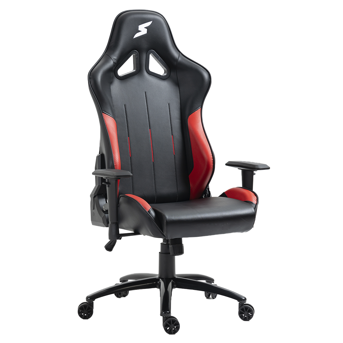 Cadeira Gamer SuperFrame Taycan, Reclinável, Preto e Vermelho