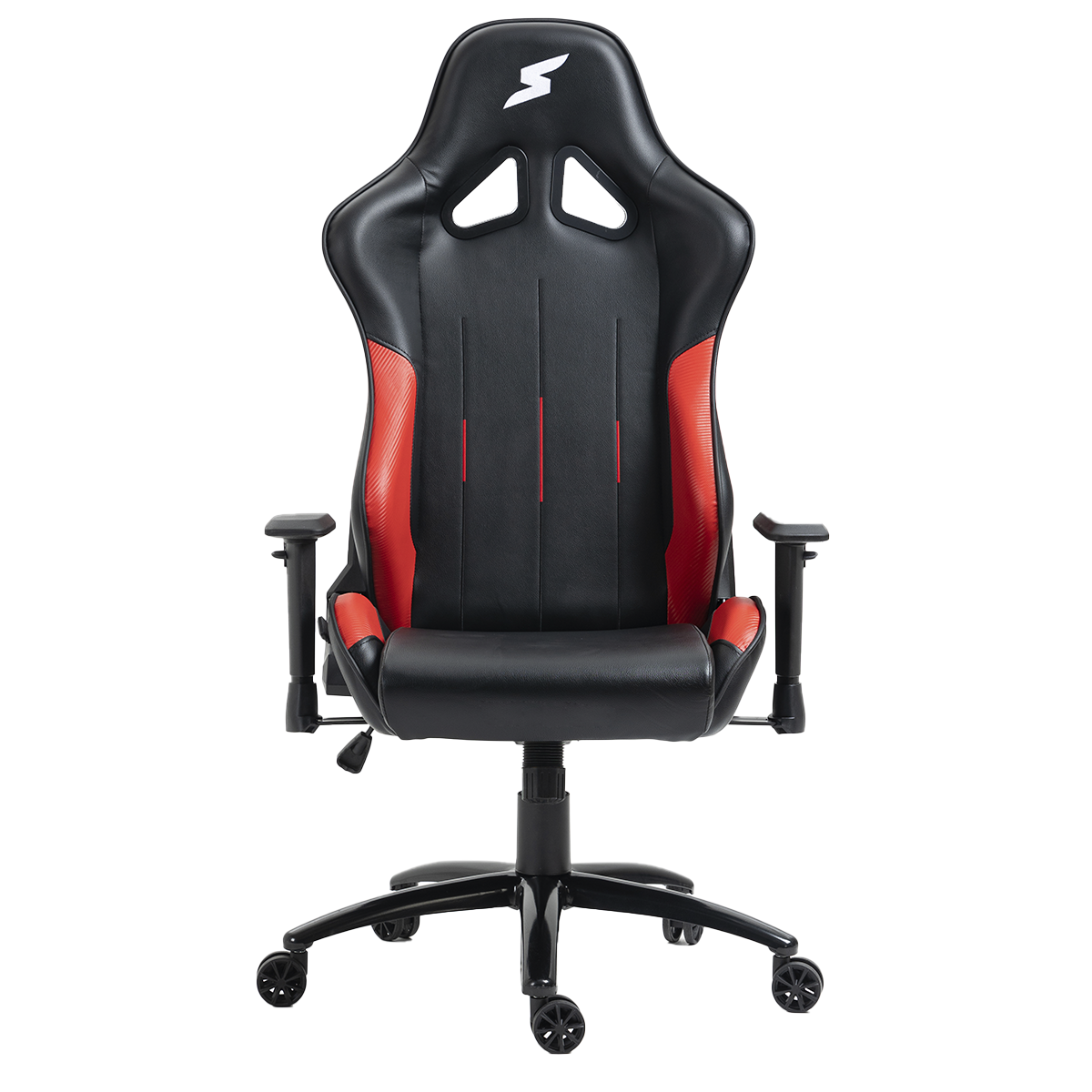 Cadeira Gamer SuperFrame Taycan, Reclinável, Preto e Vermelho
