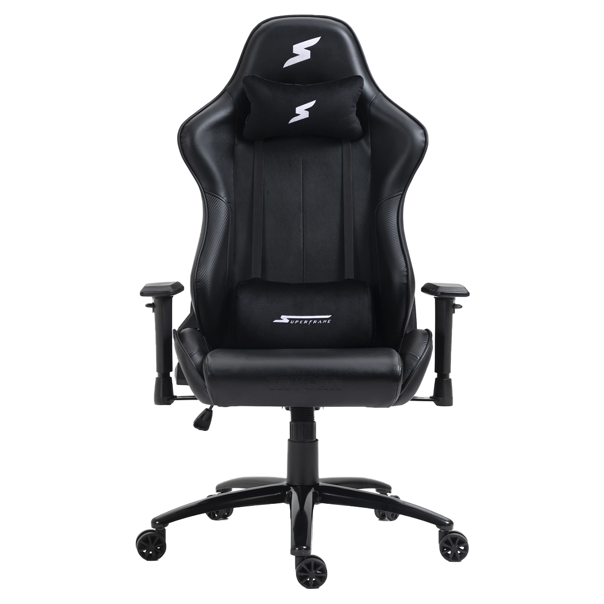 Cadeira Gamer SuperFrame Taycan, Reclinável, Preto