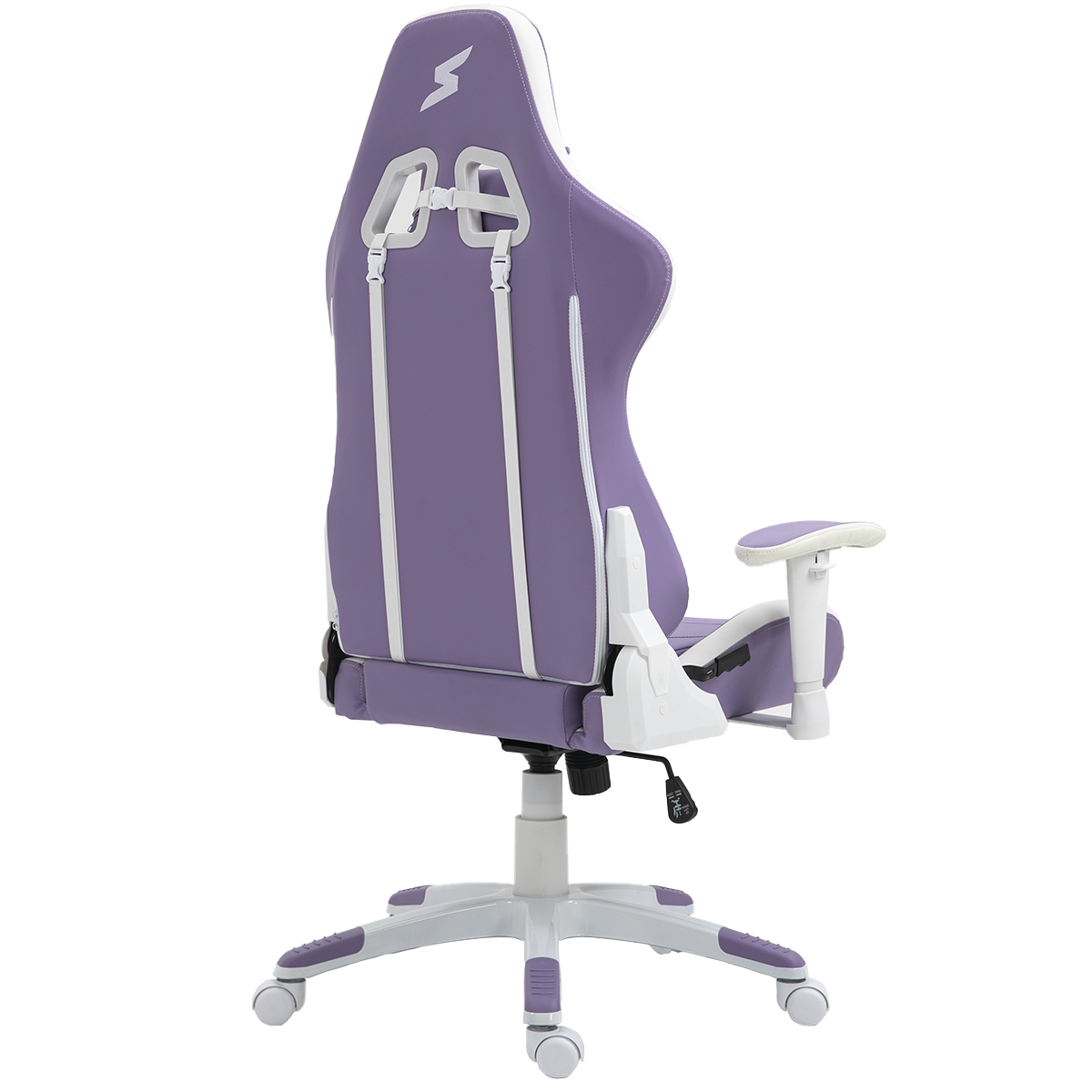 Cadeira Gamer SuperFrame Velvet, Reclinável, Roxo e Branco