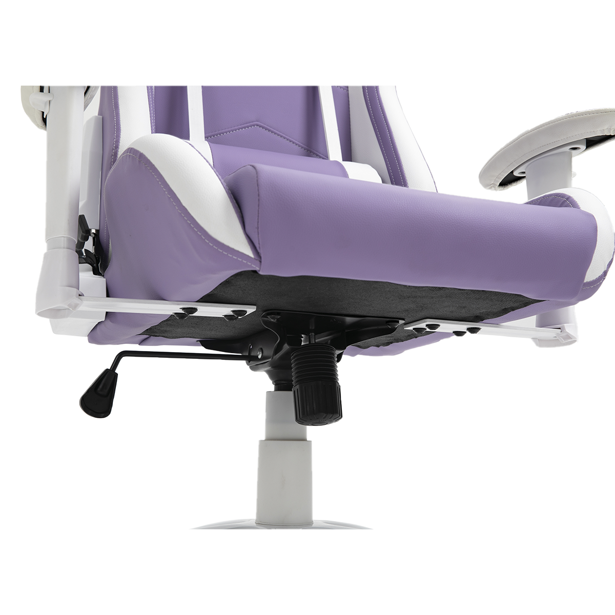 Cadeira Gamer SuperFrame Velvet, Reclinável, Roxo e Branco