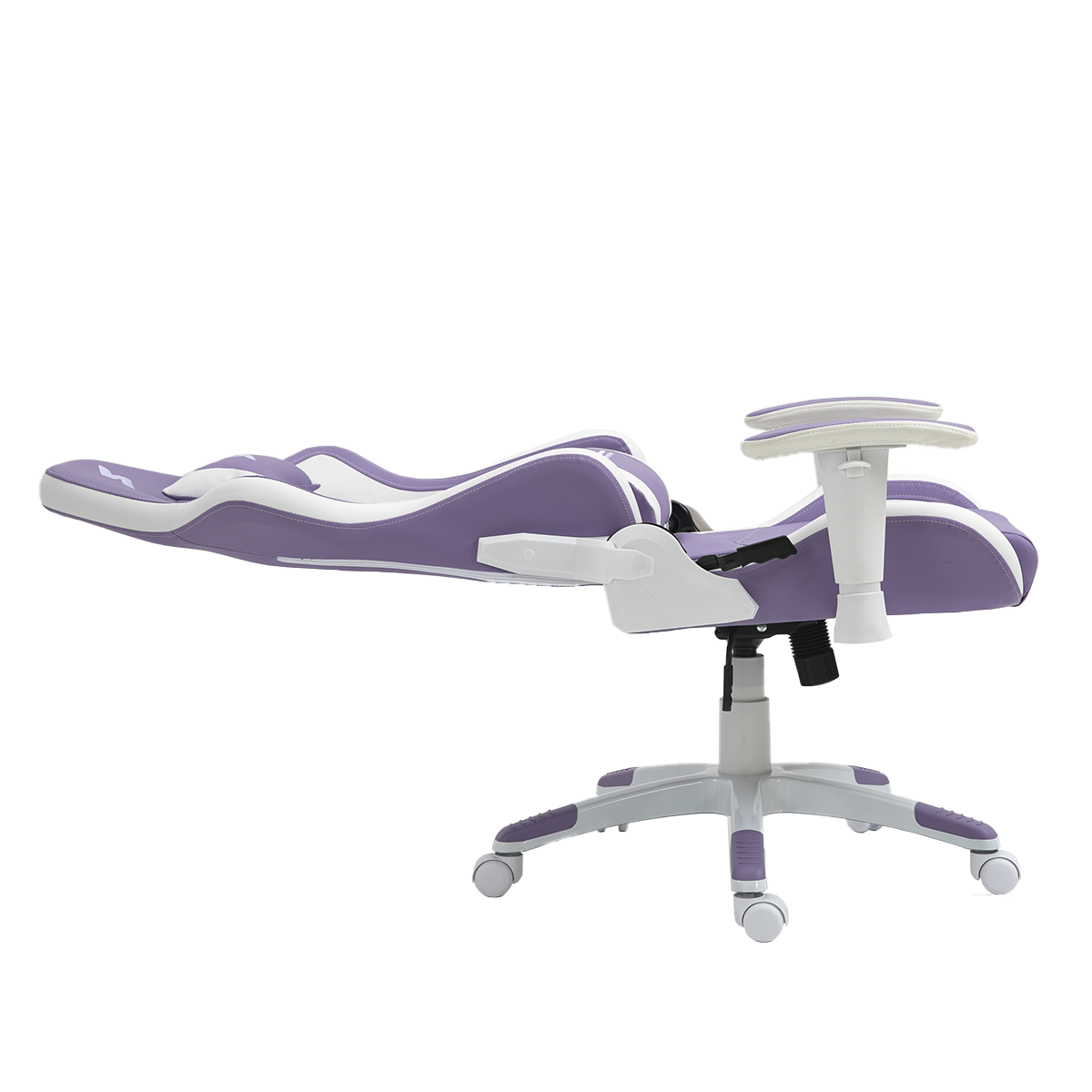 Cadeira Gamer SuperFrame Velvet, Reclinável, Roxo e Branco