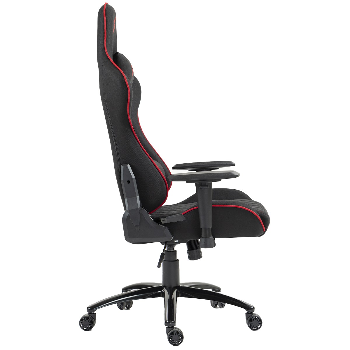 Cadeira Gamer SuperFrame Warrior, Reclinável, Tecido, Preto e Vermelho, SF-CH-WRR2DBRF