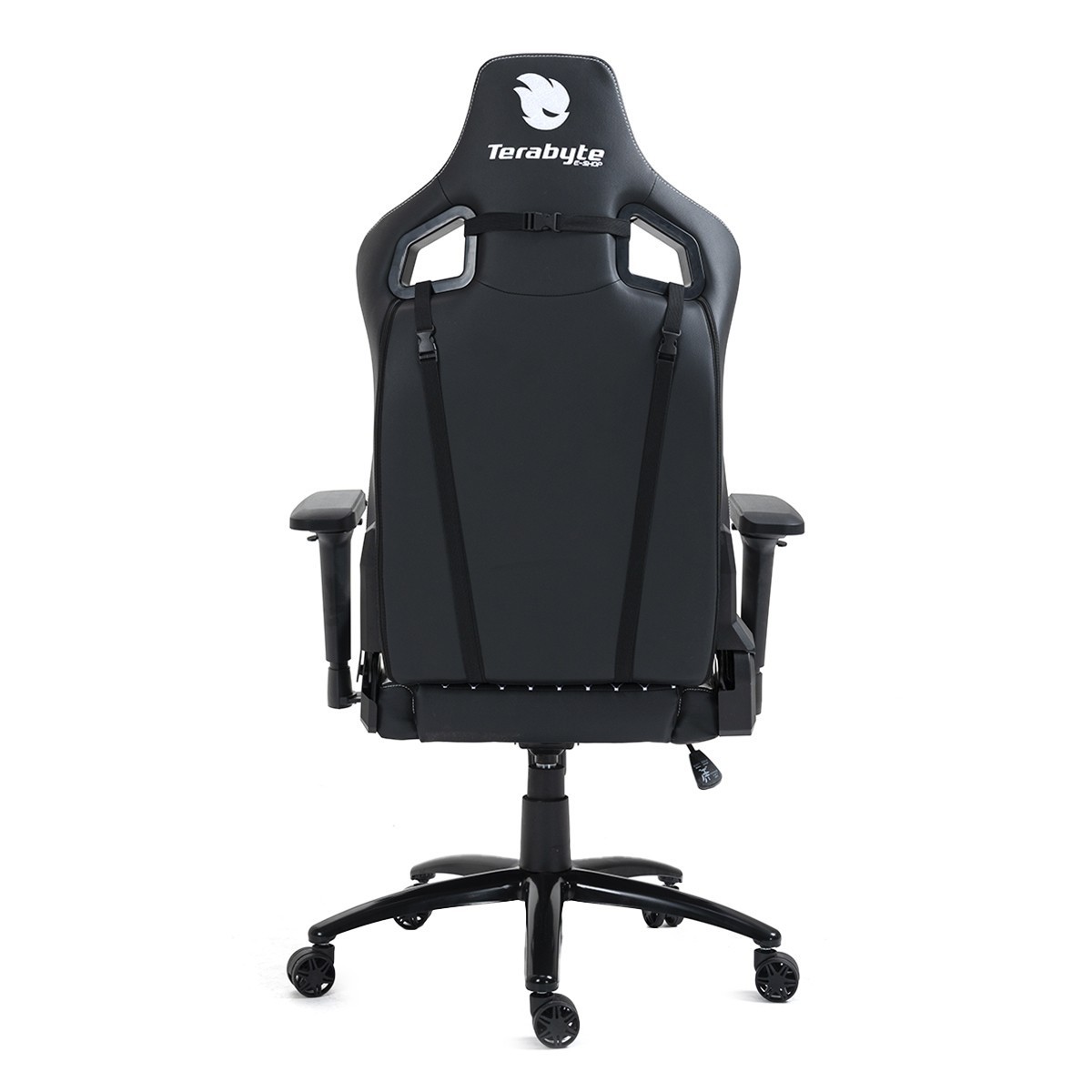 Cadeira Gamer Terabyte Black Throne, Reclinável, 4D, Preto e Branco