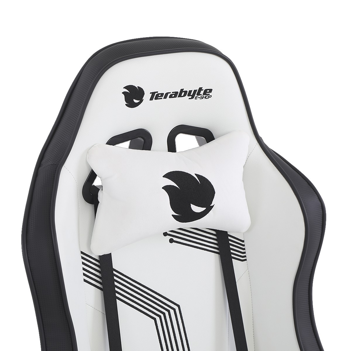 Cadeira Gamer Terabyte Razor, Reclinável, Branco e Preto