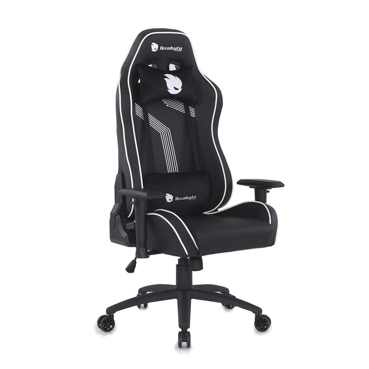 Cadeira Gamer Terabyte Razor, Reclinável, Preto e Branco