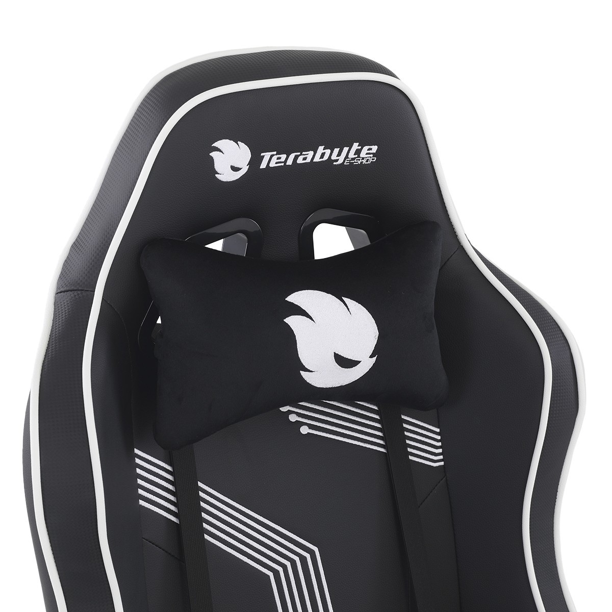 Cadeira Gamer Terabyte Razor, Reclinável, Preto e Branco