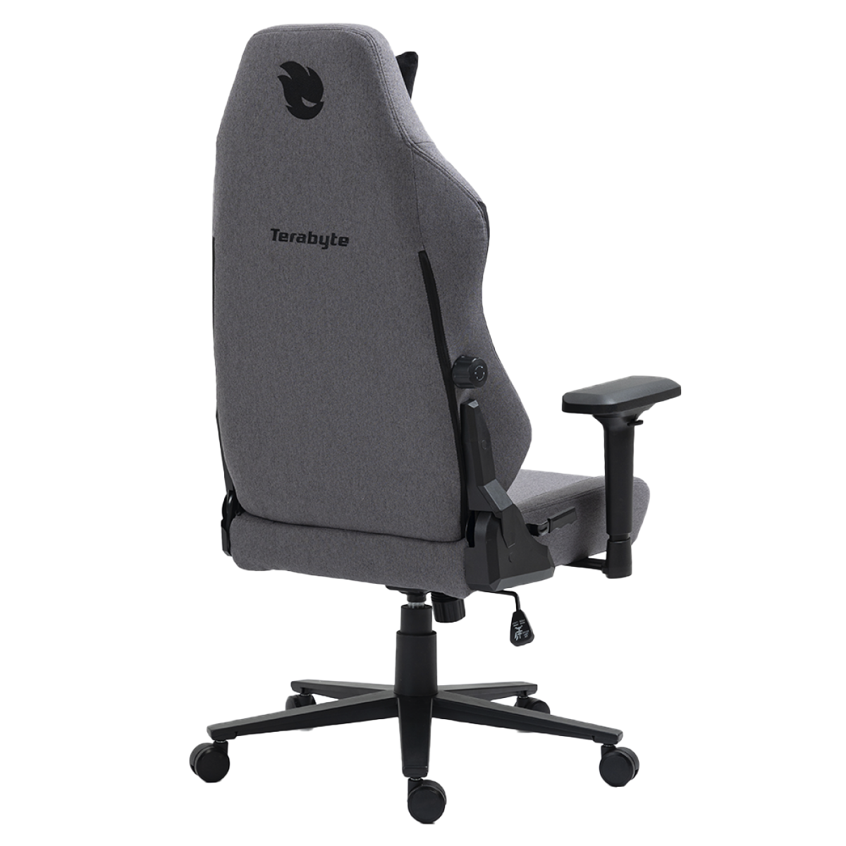 Cadeira Gamer Terabyte Style, Reclinável , 4D, Cinza e Preto