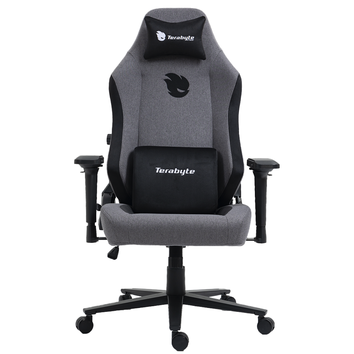 Cadeira Gamer Terabyte Style, Reclinável , 4D, Cinza e Preto