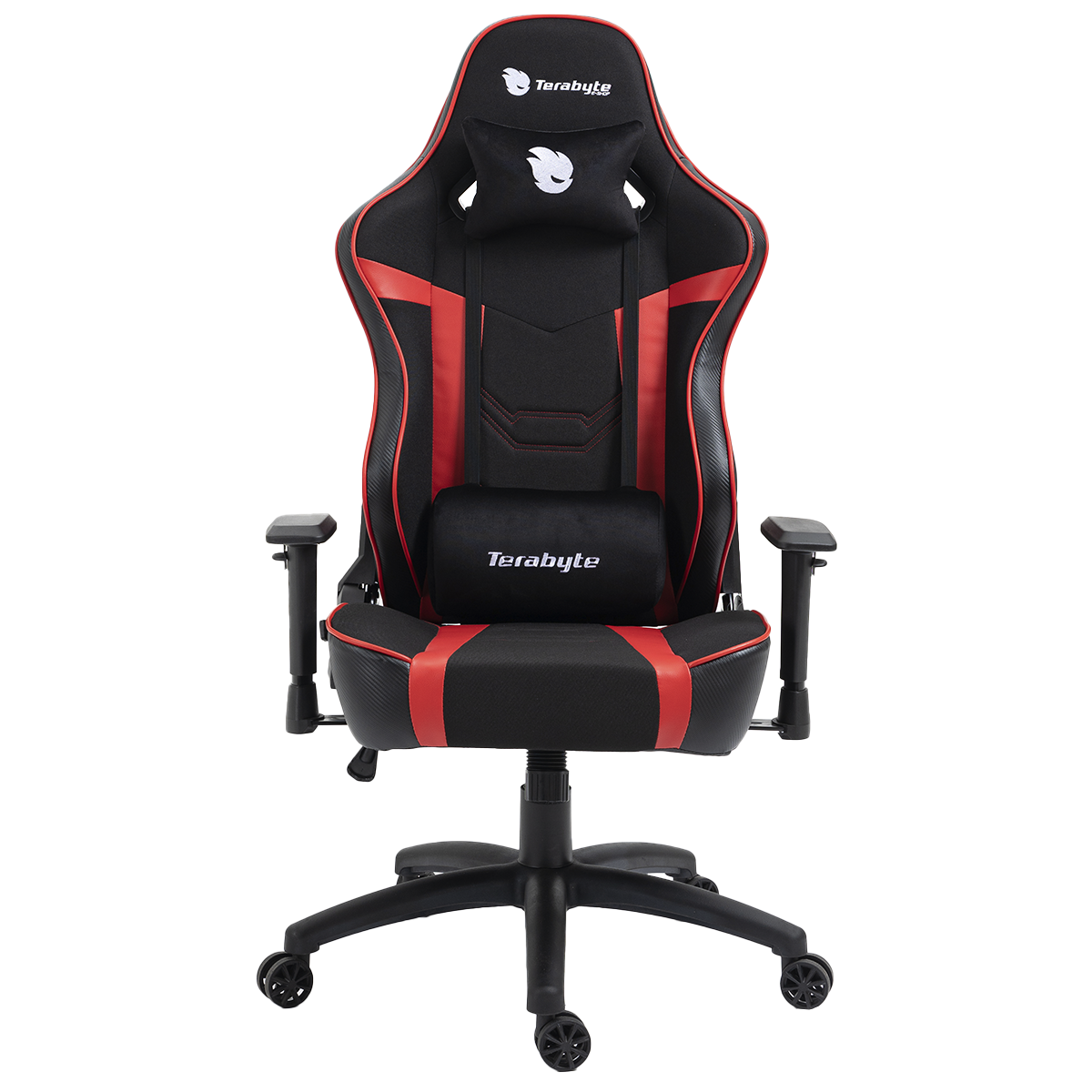 Cadeira Gamer Terabyte Vision, Reclinável, 2D, Preto e Vermelho