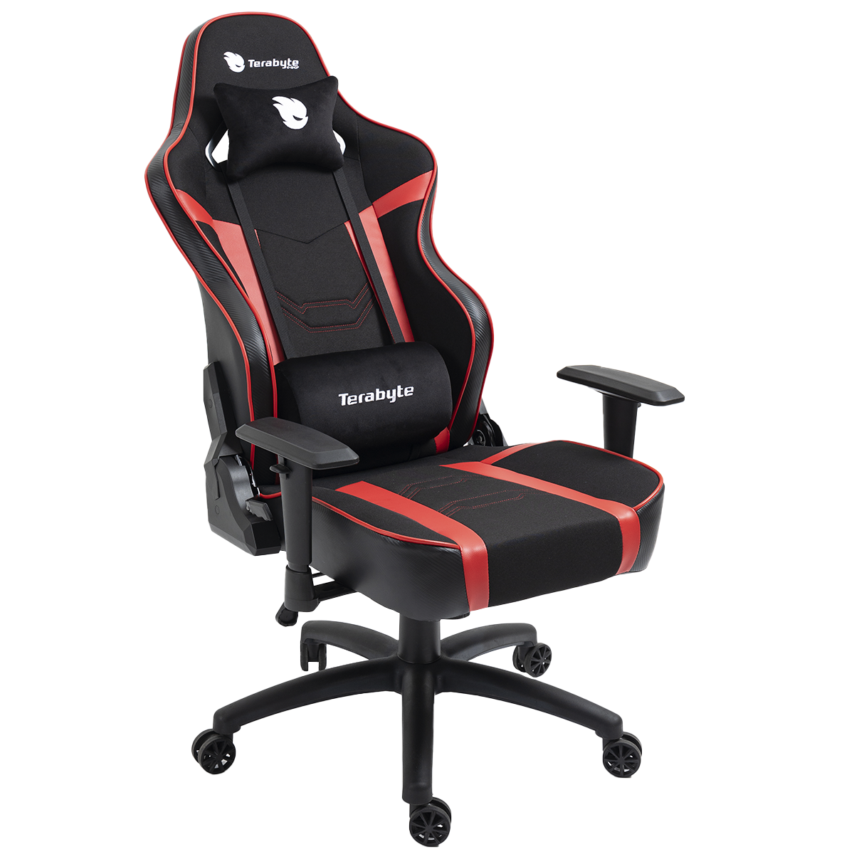 Cadeira Gamer Terabyte Vision, Reclinável, 2D, Preto e Vermelho