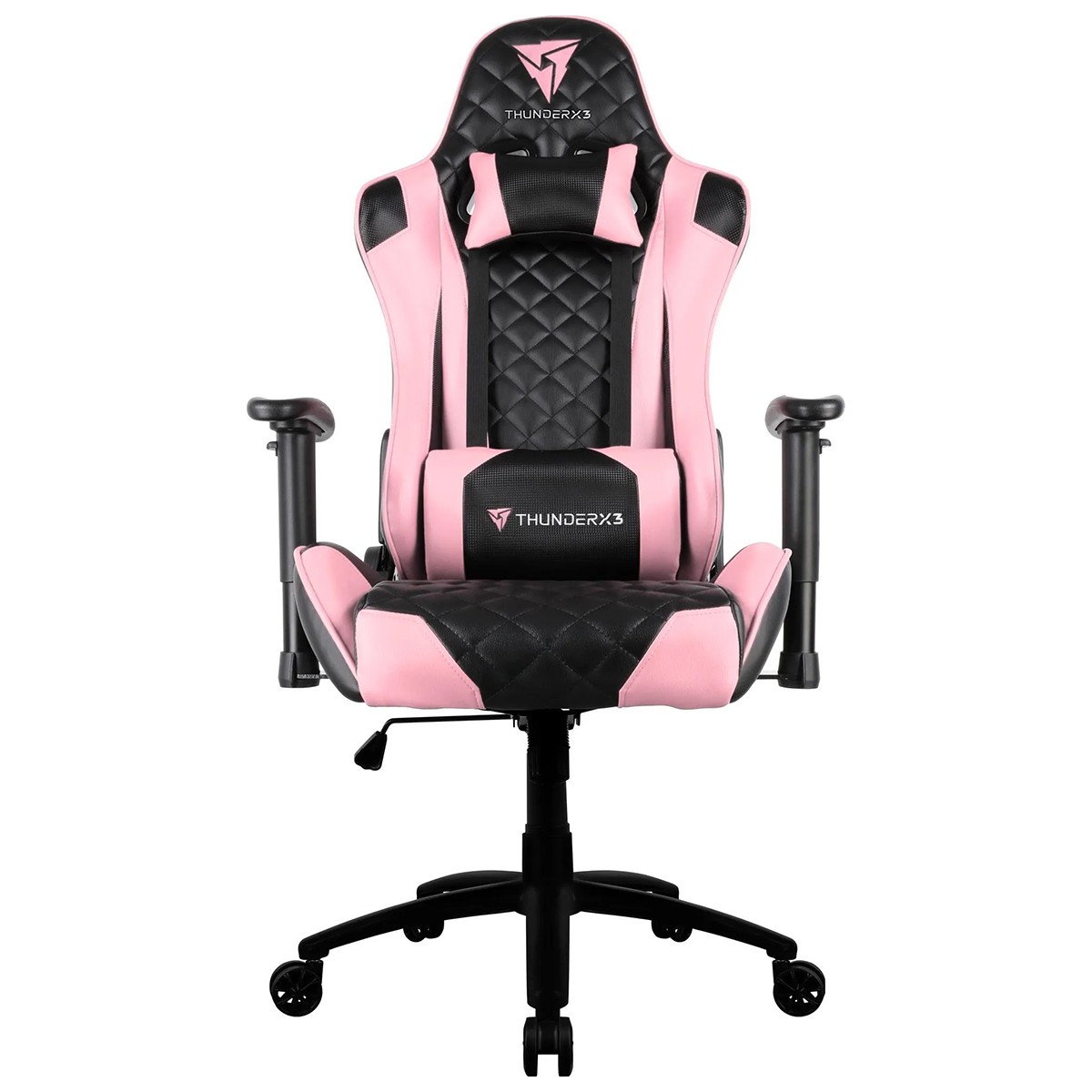 Cadeira Gamer ThunderX3 TGC12 RS, Ajustável, 2D, Rosa e Preto