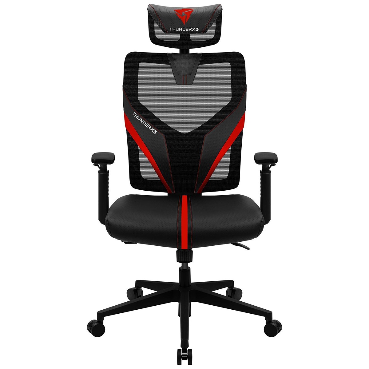 Cadeira Gamer ThunderX3 YAMA1 Ergonomica, Reclinável, Preta/Vermelha