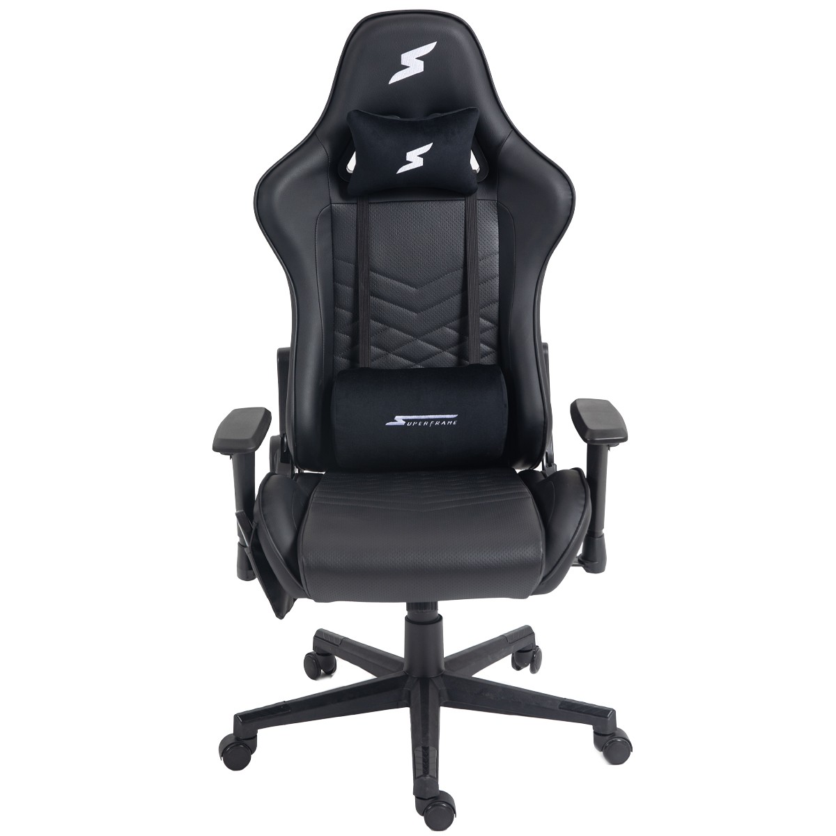 Cadeira SuperFrame Wave, Massageadora, Reclinável, 2D, Com Controle, Preta, SF-CH-WVR2DBL