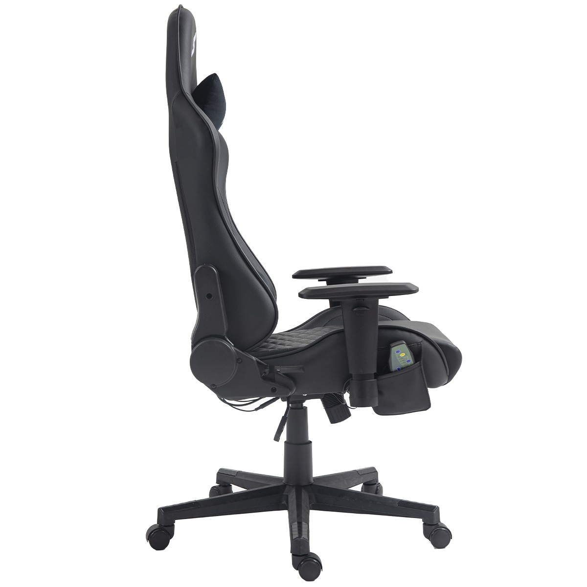 Cadeira SuperFrame Wave, Massageadora, Reclinável, 2D, Com Controle, Preta, SF-CH-WVR2DBL