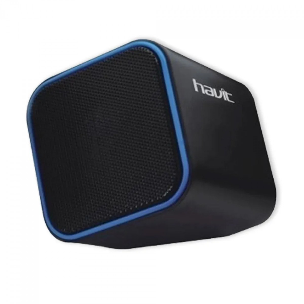 Caixa de Som Havit SK473, Stereo 2.0, P2, 3.5mm, Preto e Azul