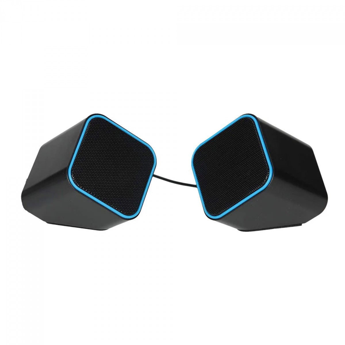 Caixa de Som Havit SK473, Stereo 2.0, P2, 3.5mm, Preto e Azul