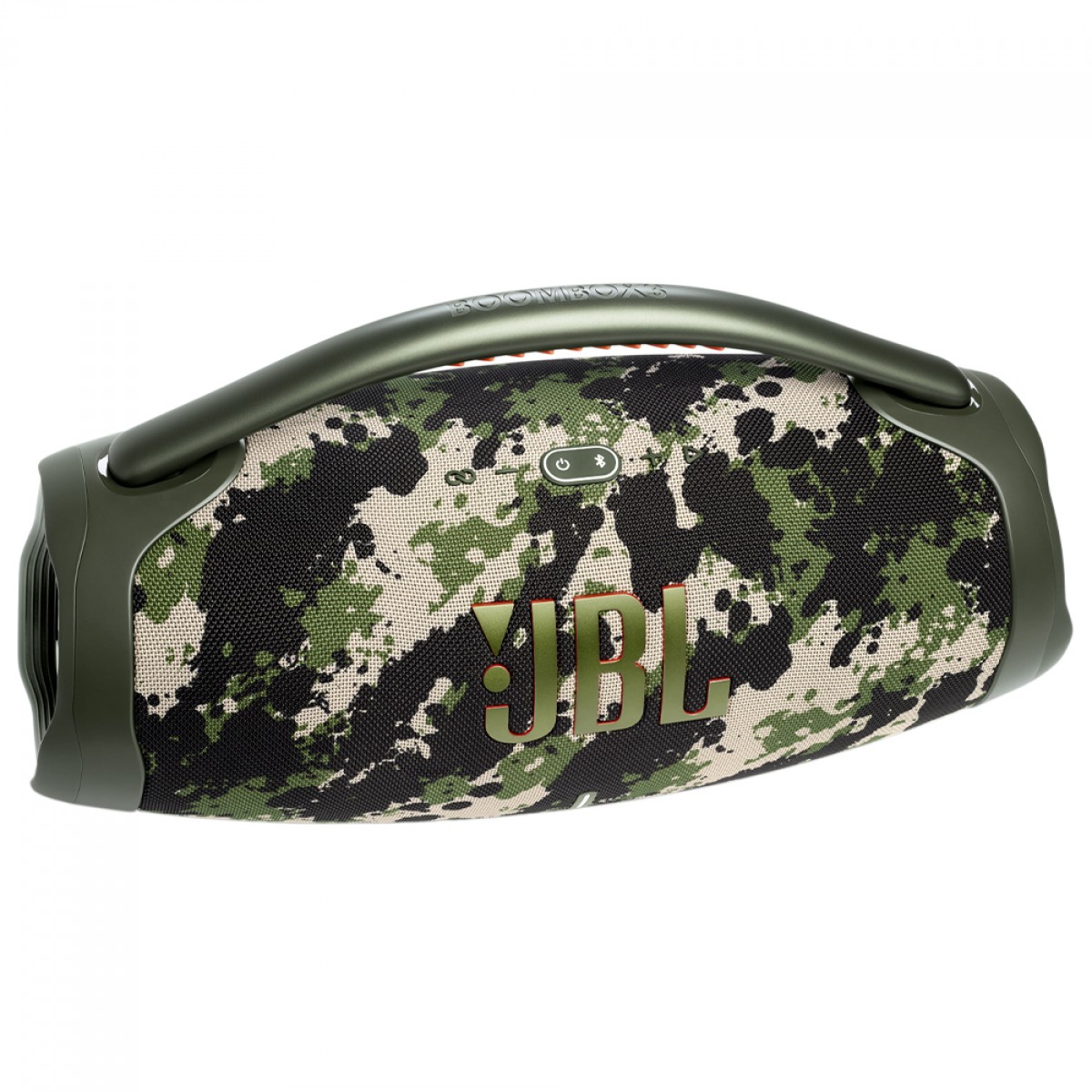 Caixa De Som JBL Boombox 3 Squad, Bluetooth, Verde, JBLBOOMBOX3SQUADBR