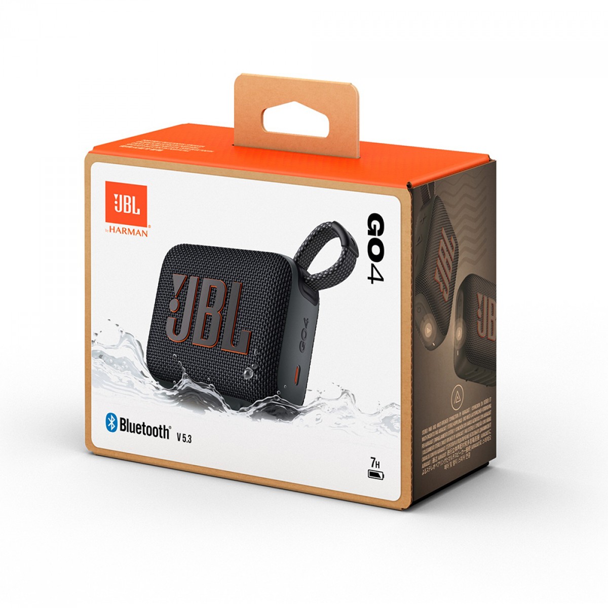 Caixa De Som JBL Go 4, Bluetooth, Preto, JBLGO4BLK