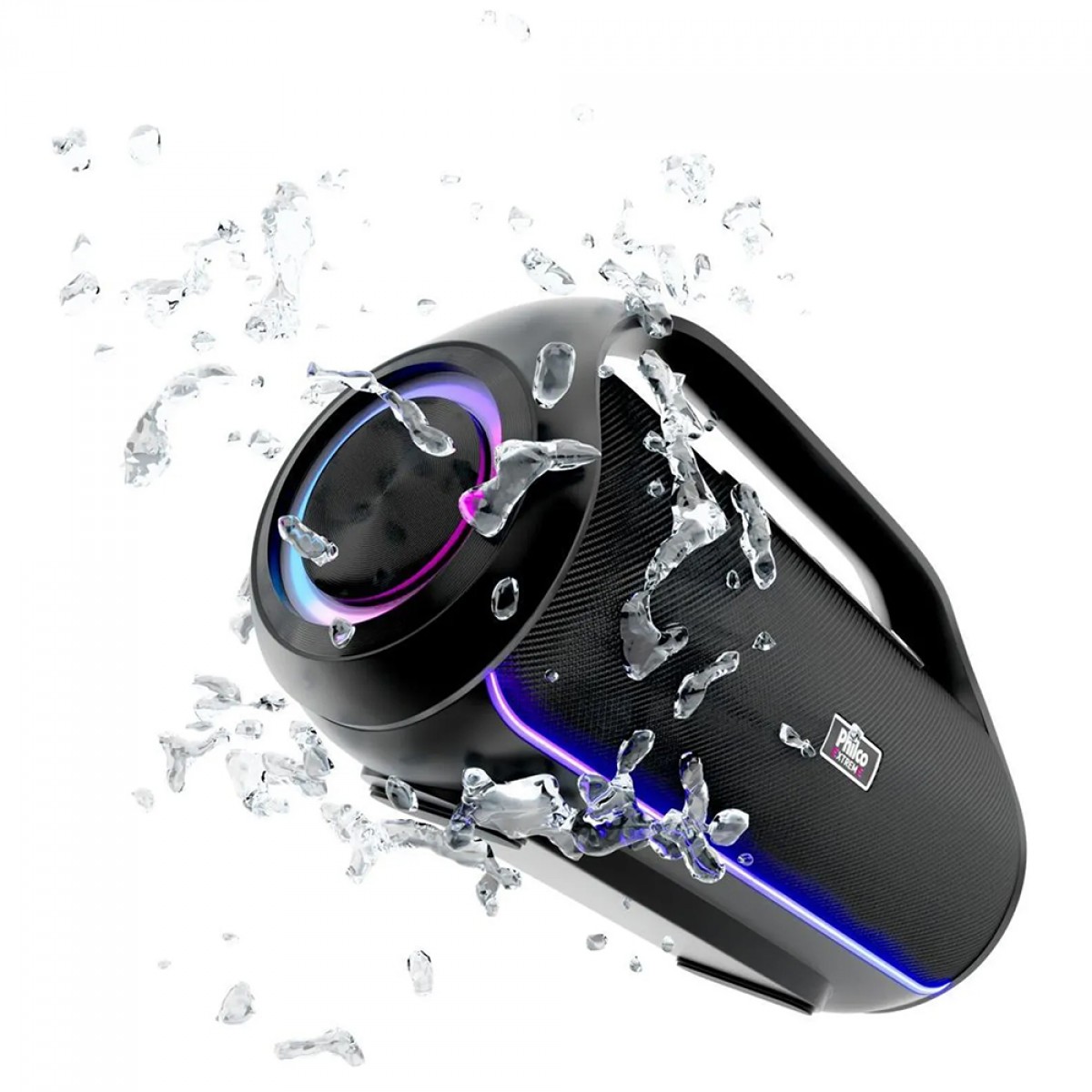 Caixa de Som Philco PBS220BT Extreme Flash Lights, Bluetooth, 220W, Múltiplas Conexões, Preto