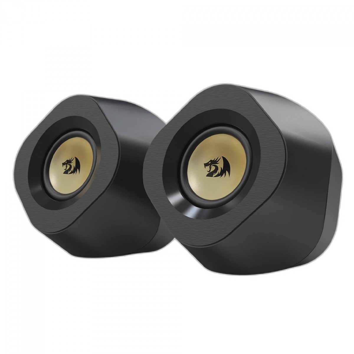 Caixa de Som Redragon Kaidas, RGB, Bluetooth/USB/3,5mm, Stereo 2.0, Black, GS590