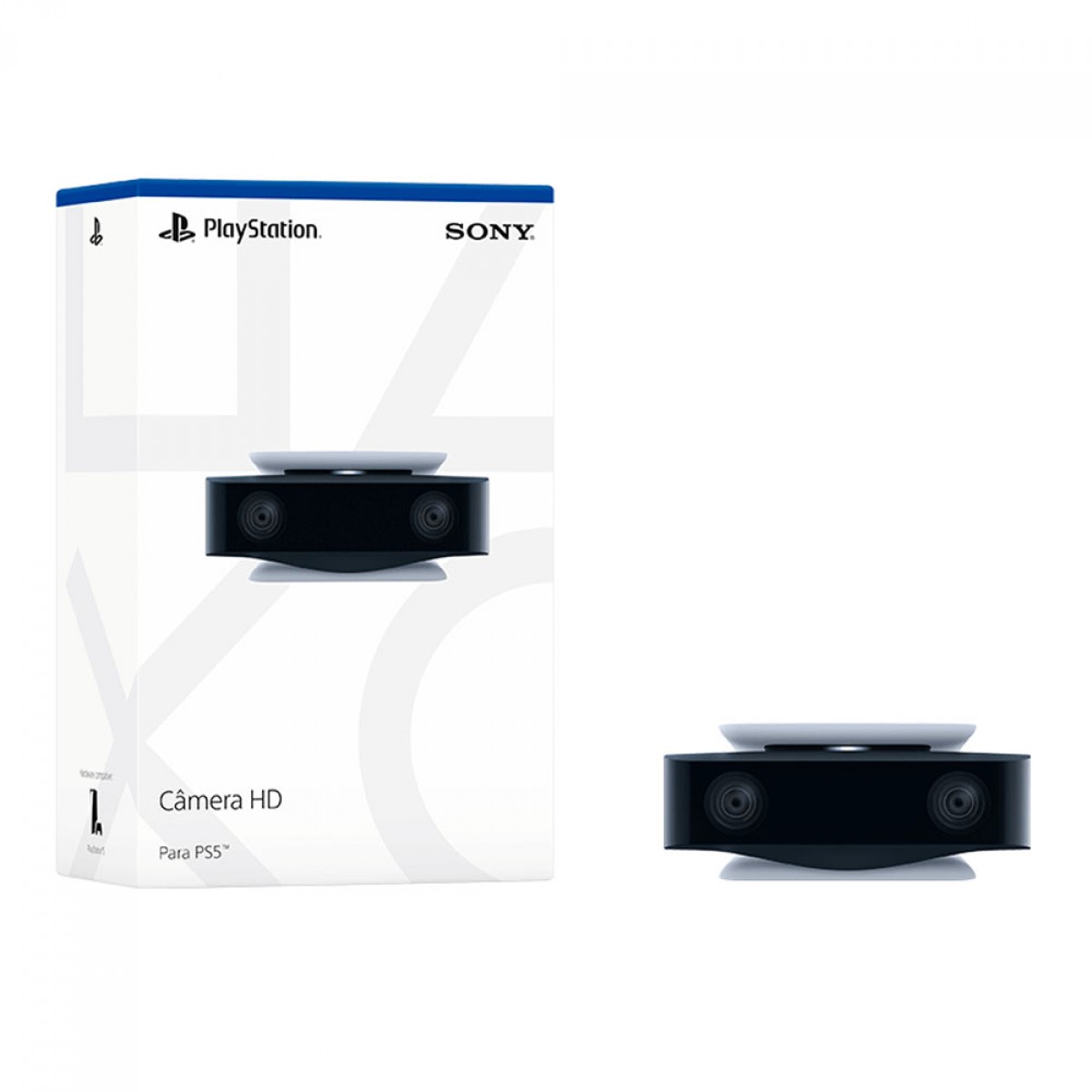 Câmera HD Sony Para PS5, Branco/Preto, CFI-ZEY1X