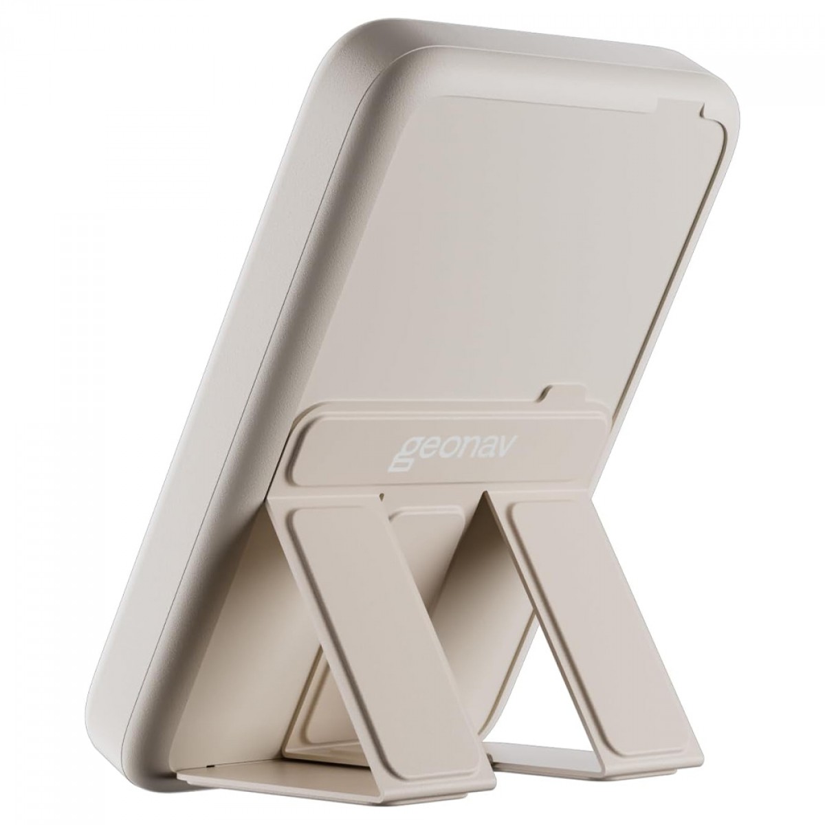 Carregador Portátil Universal, PowerBank, 10000MAH, Com Indução, Off White, Geonav, PB10MAGOW