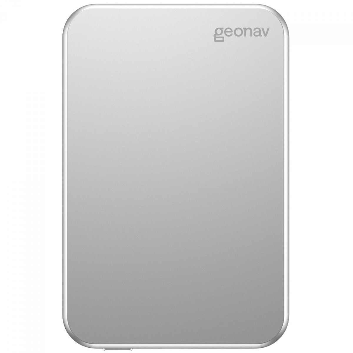 Carregador Portátil Universal, PowerBank, 5000MAH, Com Indução, Prata, Geonav, PB5KALMAGSV