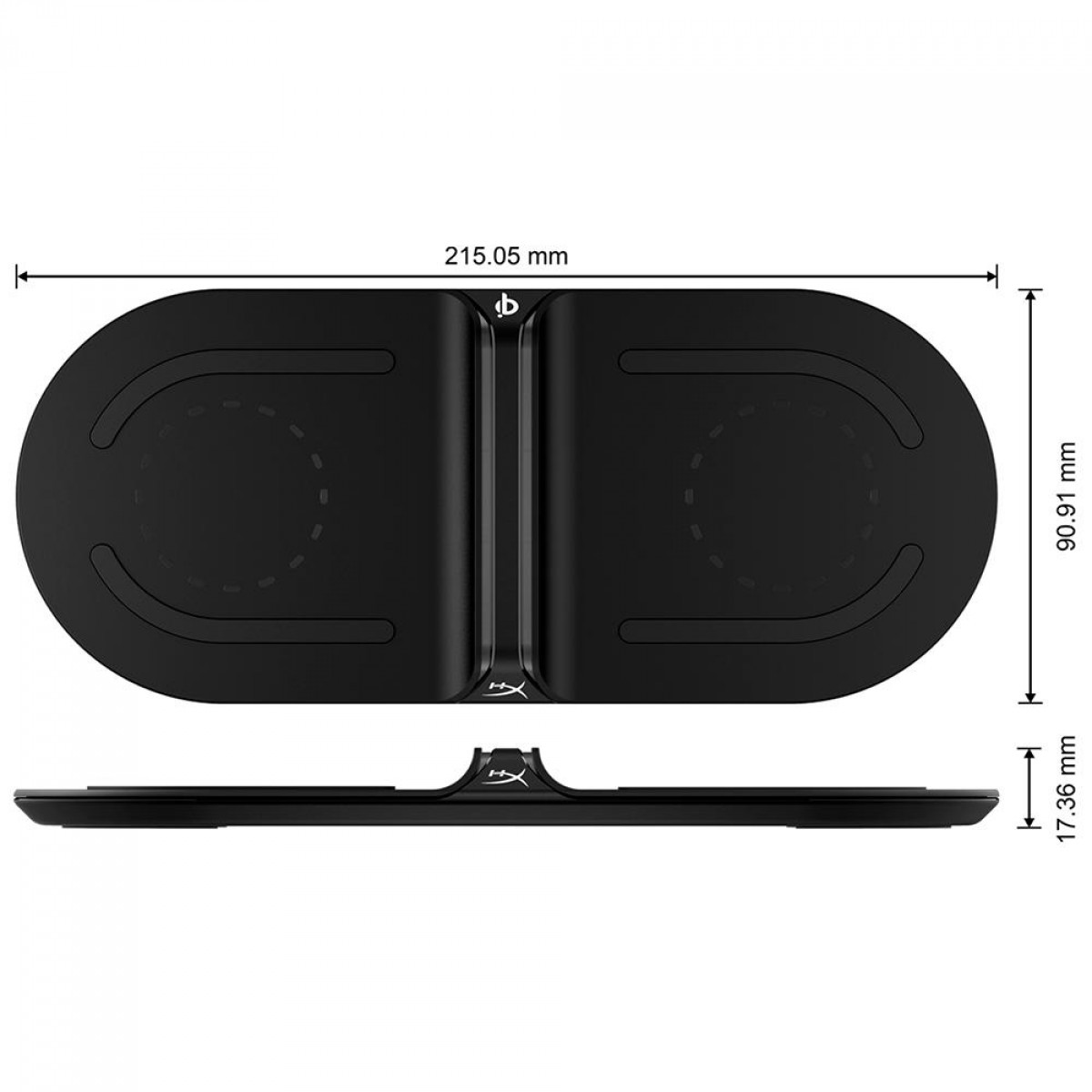 Carregador Wireless HyperX QI ChargePlay Base, HX-CPBS-A