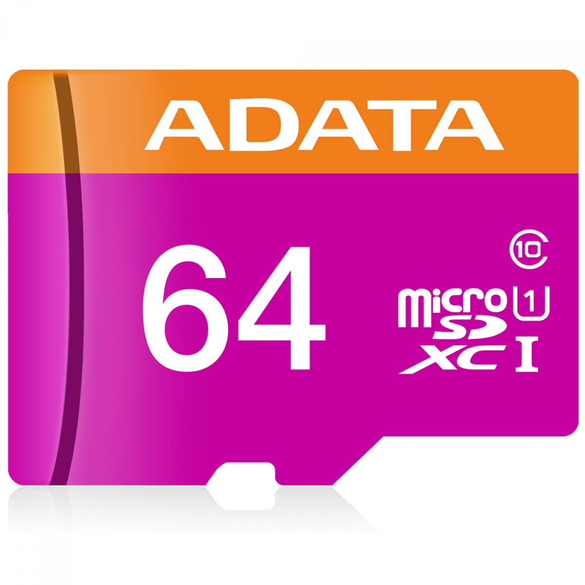 Cartão De Memória Adata Premier MicroSDXC/SDHC UHS-I, 64GB, Classe 10, Com Adaptador, AUSDX64GUICL10-RA1