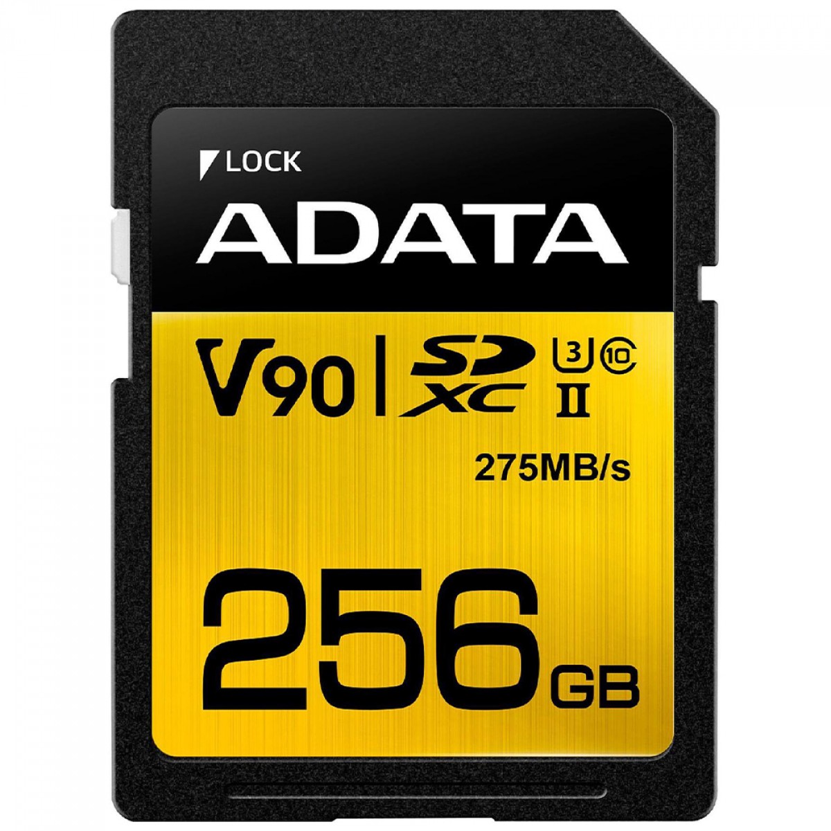 Cartão De Memória Adata Premier One SDXC UHS-II, 256GB, Classe 10, ASDX256GUII3CL10-C