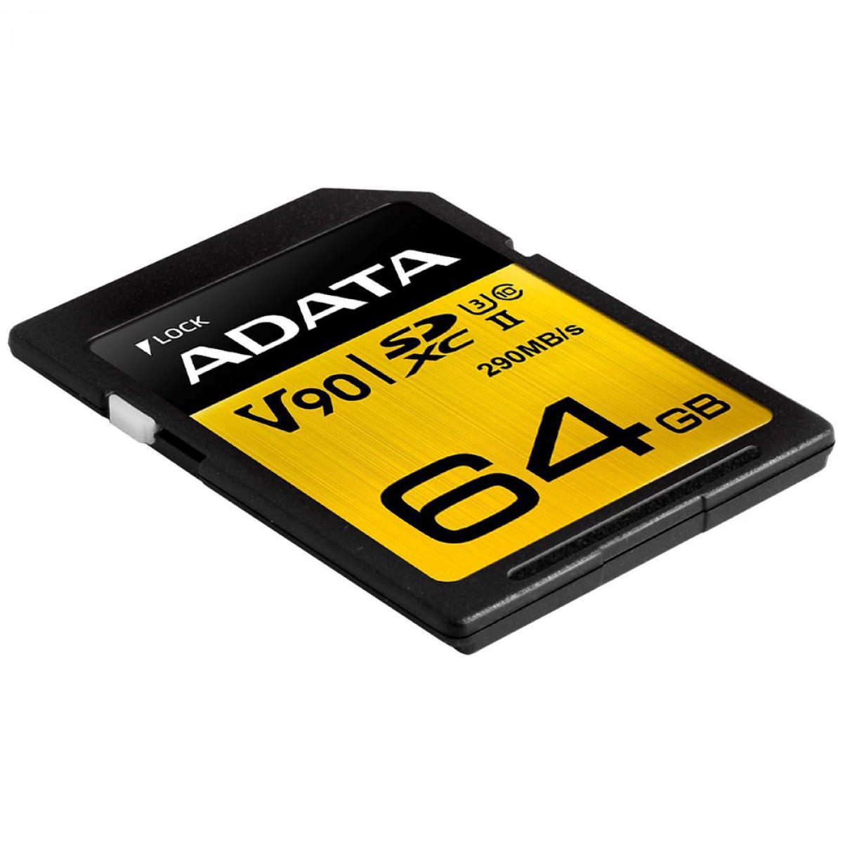 Cartão De Memória Adata Premier One SDXC UHS-II, 64GB, Classe 10, ASDX64GUII3CL10-C