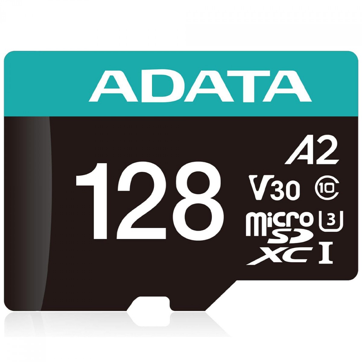 Cartão De Memória Adata Premier Pro MicroSDXC/SDHC UHS-I, 128GB, Classe 10, Com Adaptador, AUSDX128GUI3V30SA2-RA1