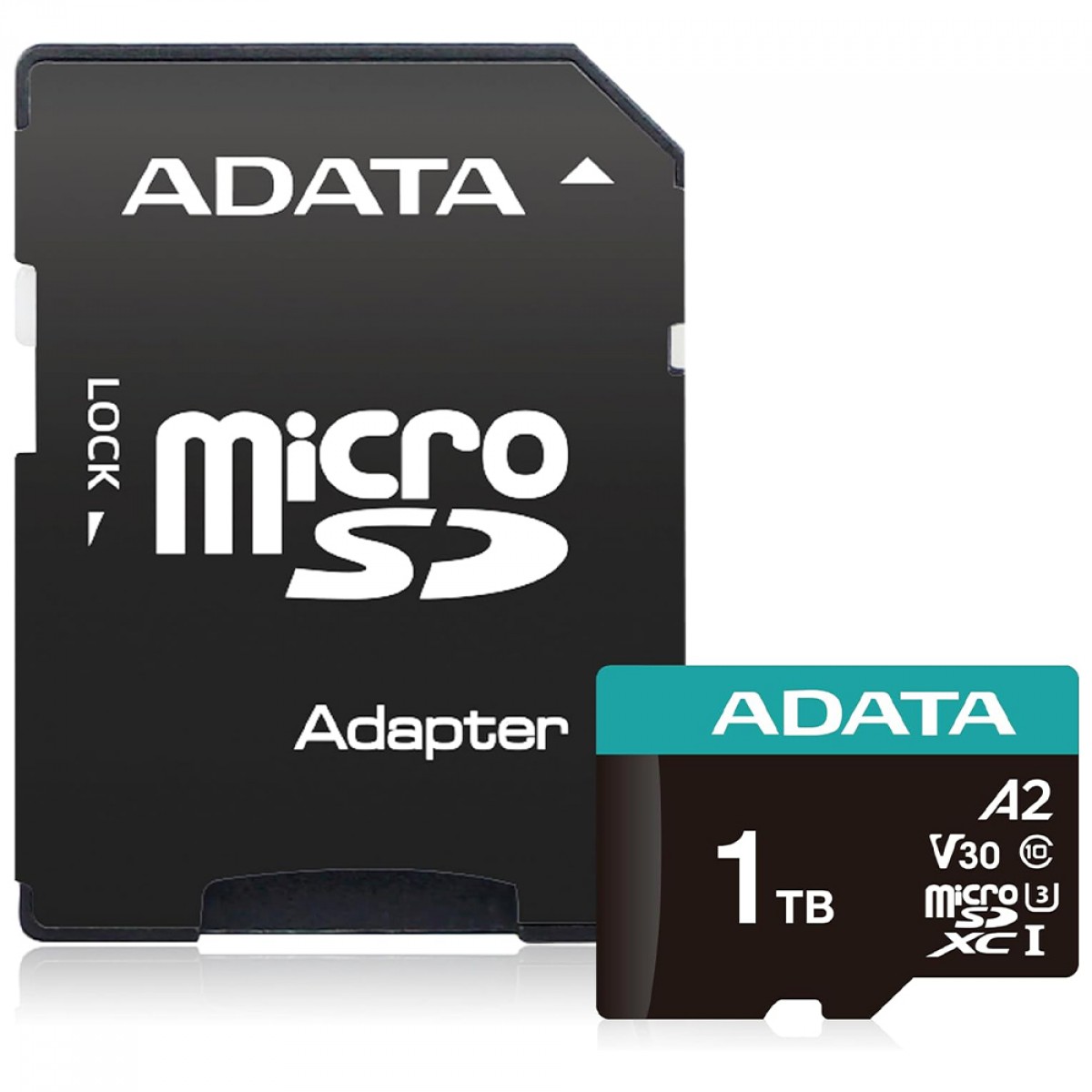 Cartão De Memória Adata Premier Pro MicroSDXC/SDHC UHS-I, 1TB, Classe 10, Com Adaptador, AUSDX1TUI3V30SA2-RA1