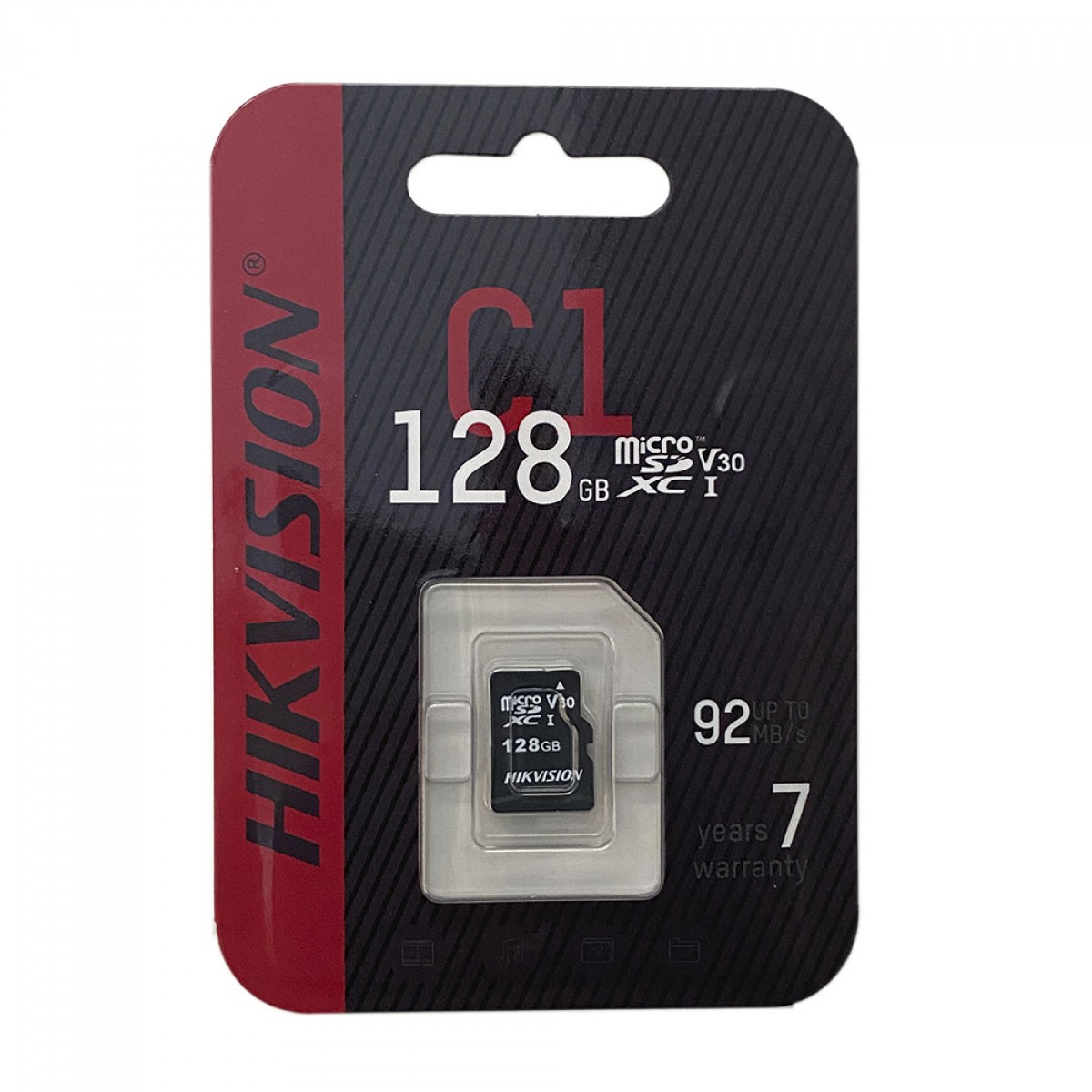 Cartão de Memória Hikvision Micro SDXC, V30I 128GB, HS-TF-C1/128G