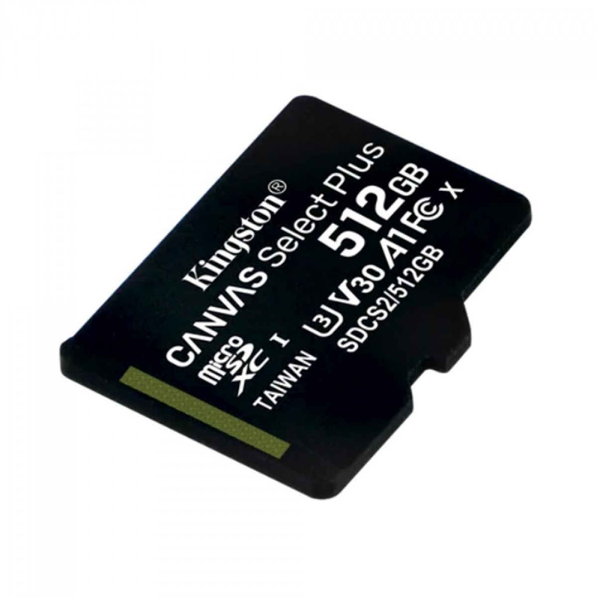 Cartão de Memória Kingston Canvas Select Plus, MicroSD 512GB, Classe 10, Com Adaptador, SDCS2/512GB