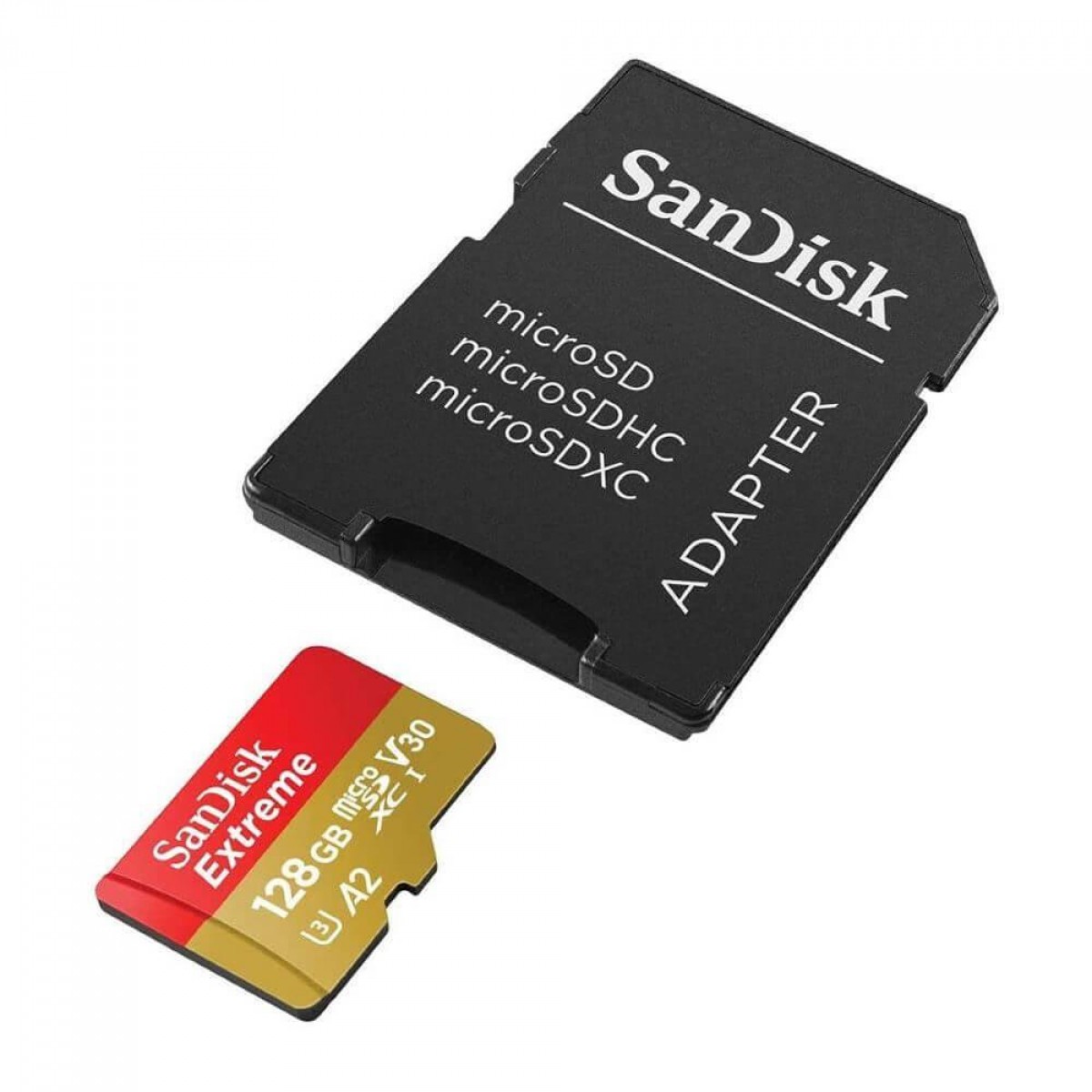 Cartão De Memória SanDisk Extreme, 128GB, 100MBs, Class 10, Com Adaptador, SDSQXAA-128G-GN6AA