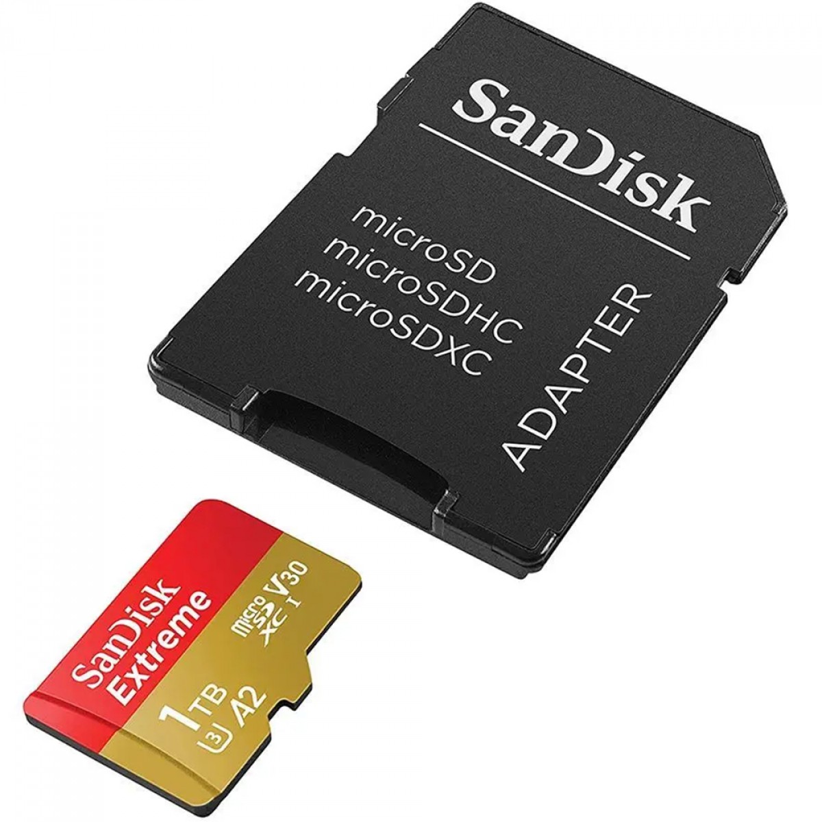 Cartão De Memória SanDisk Extreme MicroSDXC UHS-I, 1TB, Com Adaptador, SDSQXAV-1T00-GN6MA