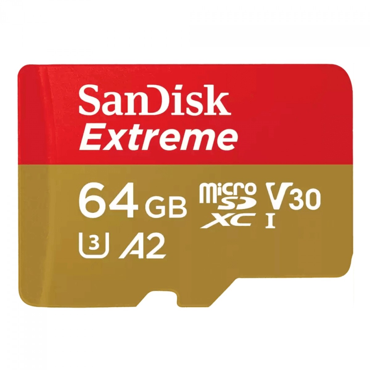 Cartão De Memória SanDisk Extreme MicroSDXC UHS-I, 64GB, Com Adaptador, SDSQXAH-064G-GN6AA