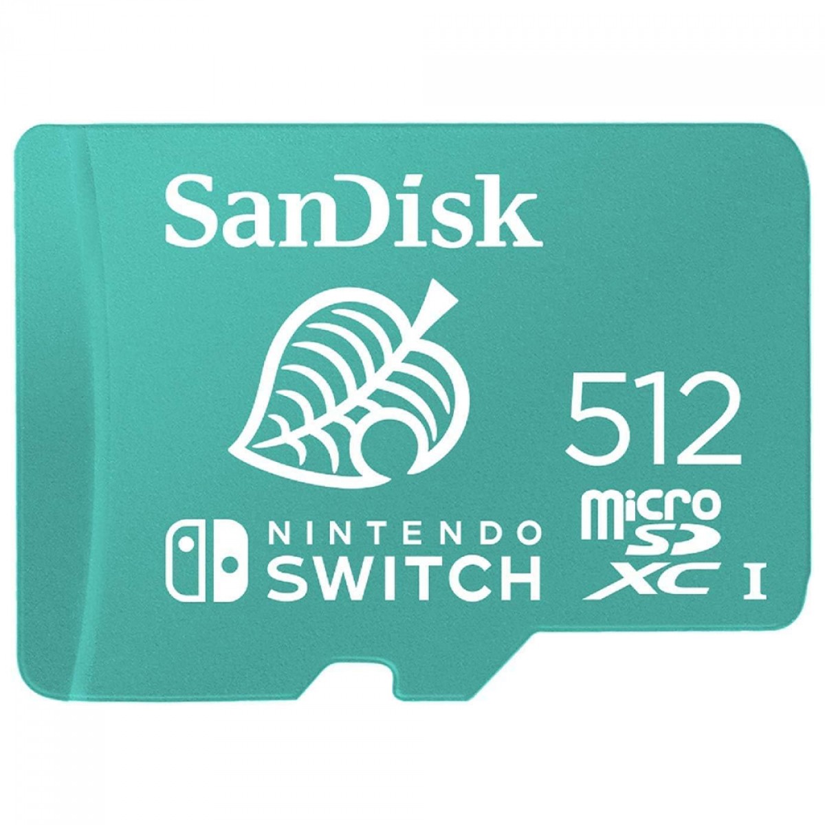 Cartão De Memória SanDisk MicroSD Nintendo Switch, 512GB, Transferência de até 100 MB/s, Class 10, SDSQXAO-512G-GNCZN