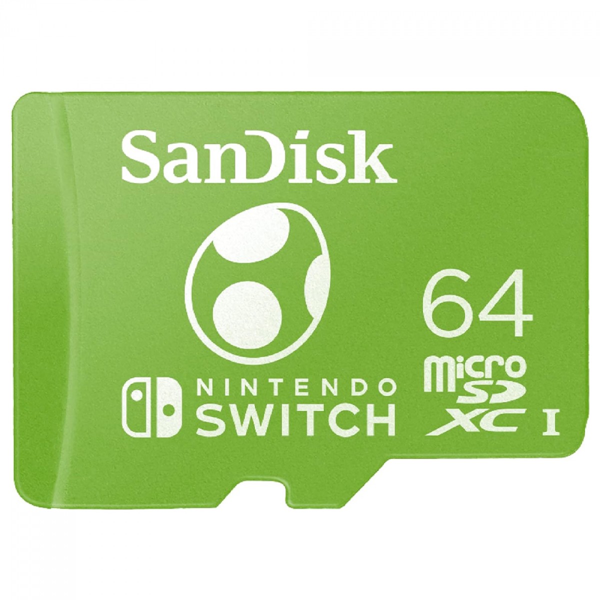 Cartão De Memória SanDisk MicroSD Nintendo Switch, 64GB, Transferência de até 100 MB/s, Class 10, SDSQXAO-064G-GN6ZN