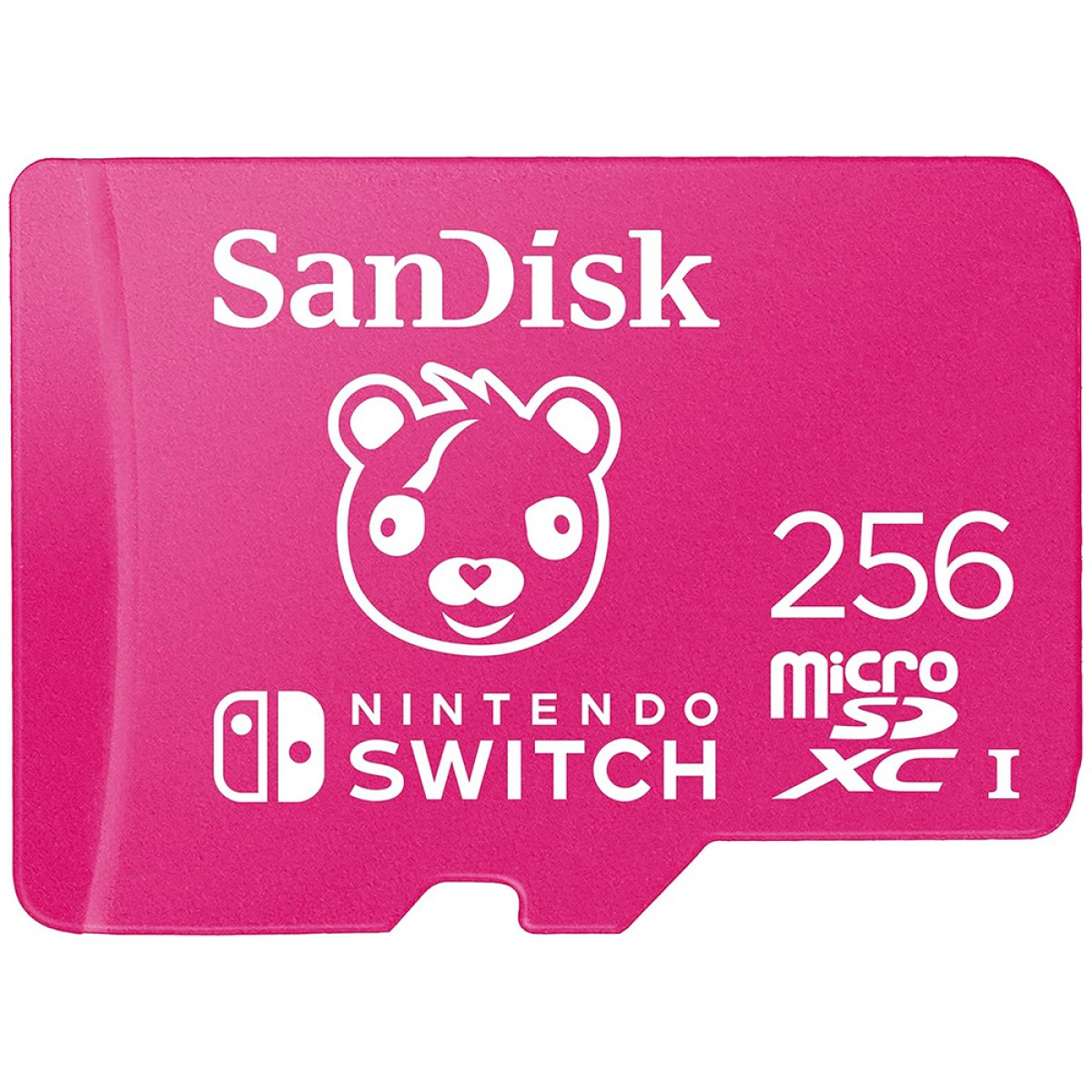 Cartão De Memória SanDisk MicroSD Nintendo Switch, Fortnite Edition, 256GB, Transferência de até 100 MB/s, Class 10, SDSQXAO-256G-GN6ZG