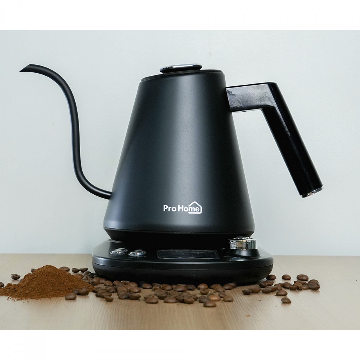 Chaleira Elétrica Pro Home Classic, Com Tela LCD e Controle de Temperatura, 1L, 1200W, 110V, Preta, PH-EK-CL1L1200WBN